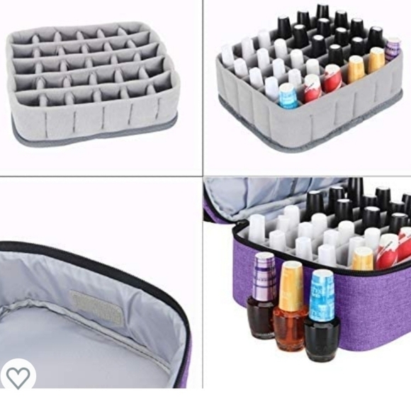 LUXJA Purple Carrying Case for Essential Oils & Nail Polish - Picture 8 of 12